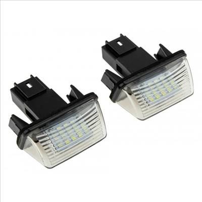 Citroen Berlingo II LED rendszámtábla világítás 2008-