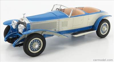 ROLLS ROYCE PHANTOM EXPERIMENTAL VEHICLE ch.10EX BY BARKER CABRIOLET 1926 LIGHT BLUE WHITE