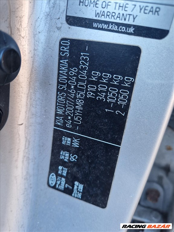 Kia Ceed (JD) kombi 1.4 crdi D4FC bontott alkatrészek, bontás, bontott jármű 11. kép