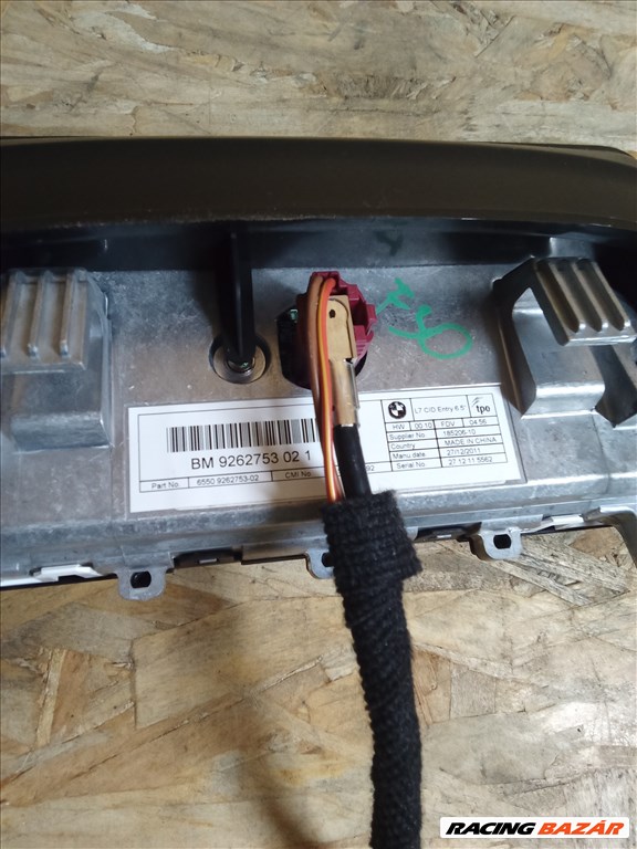 BMW 3-as sorozat F30 fejegység kijelző F3X 9262753 2. kép