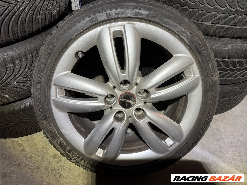 Mini Cooper One John Works gyári 7x17-es 5x-112-es ET54 könnyűfém felni garnitúra eladó 4. kép