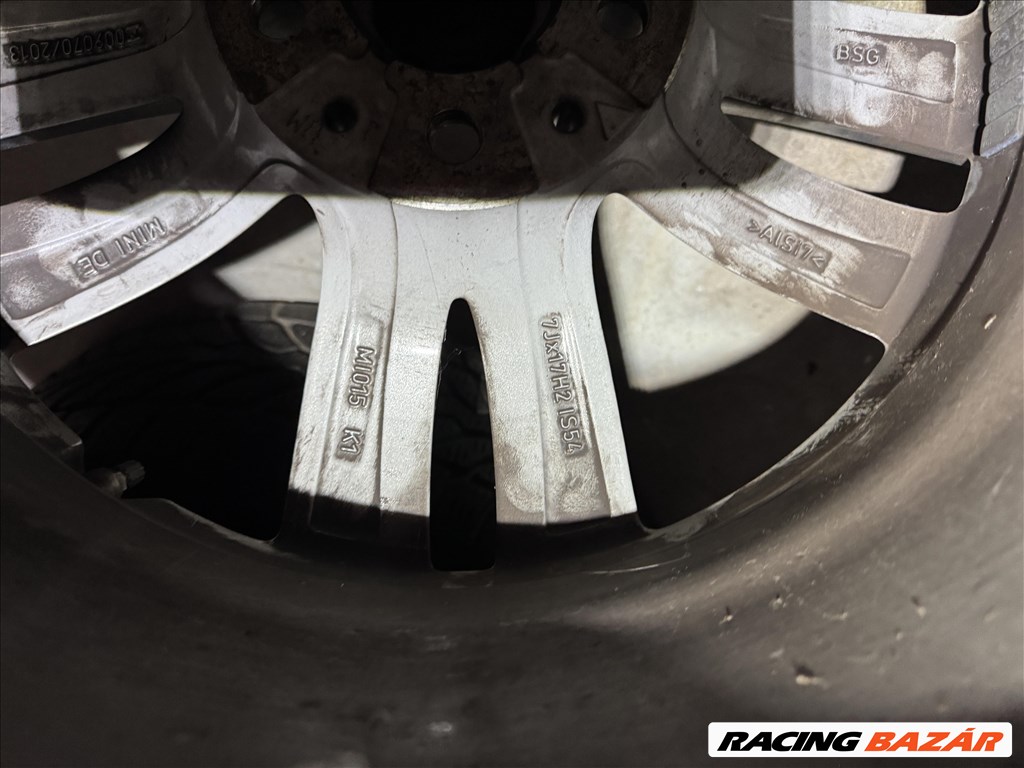 Mini Cooper One John Works gyári 7x17-es 5x-112-es ET54 könnyűfém felni garnitúra eladó 8. kép