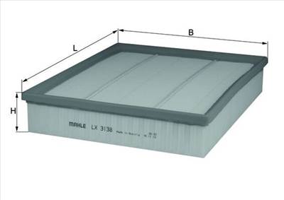 MAHLE LX 3138 - légszűrő VW
