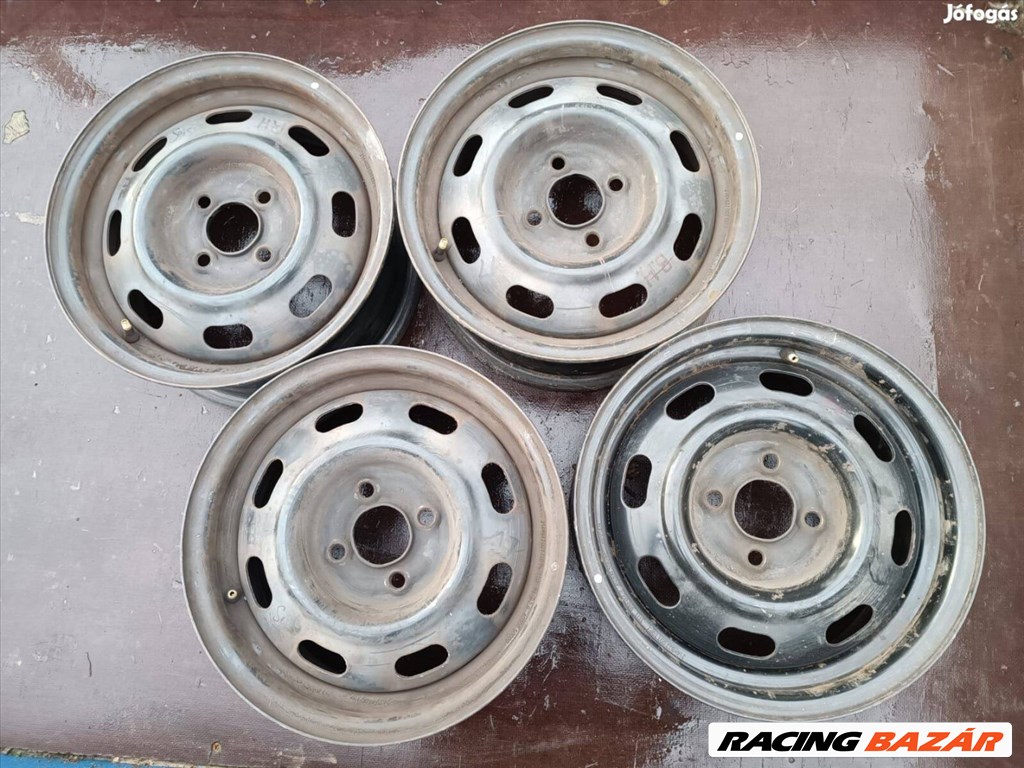  4x100 lyukosztású 6JJ 14" használt (gyári felni) lemezfelni 1. kép