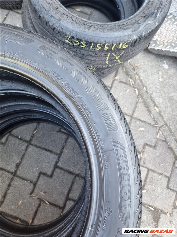  155/7019" 175/6019" újszerű Bridgestone Ecopia EP500 nyári gumi szett  5. kép