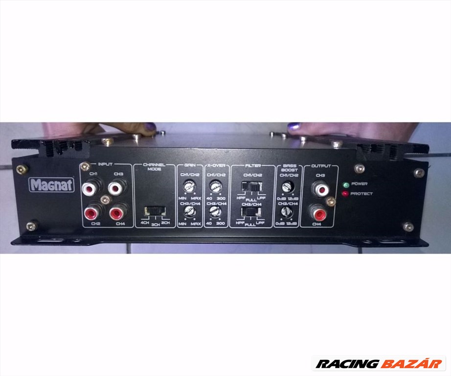  Erősítő,mély láda,cd-rádió,hangszórók,csipogók,kábelek egyben eladó 7. kép