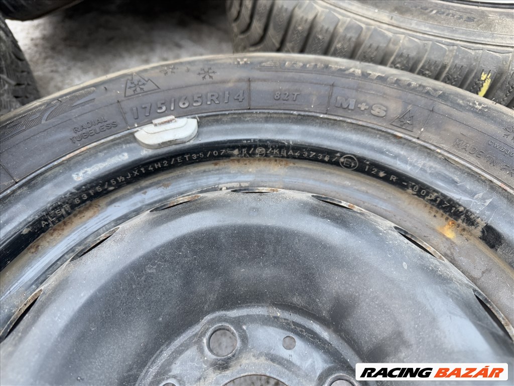 Fiat 500 Gyári Lemezfelni, Ford KA-hoz is, Acélfelni 175/65 R14, 4x98, KBA43736 14 col 14 colos 4. kép