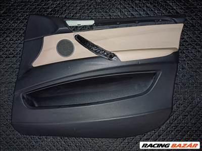 BMW X5 E70 jobb első bőr ajtókárpit 