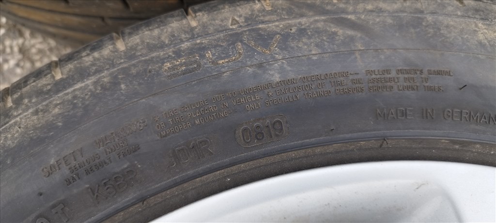 Bmw x5, x6 két széles konkáv alufelni szett jó állapotú 275/45 r19 nyári gumikkal eladó! 6761931-13 5. kép