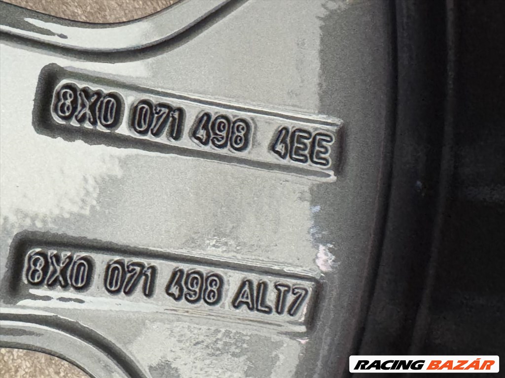 R18 5x100 Original Audi A1 S1 - 7.5J ET39.5 Antracit  Mirror OE  8X0071498  6. kép