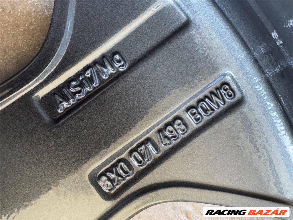 R18 5x100 Original Audi A1 S1 - 7.5J ET39.5 Antracit  Mirror OE  8X0071498  7. kép