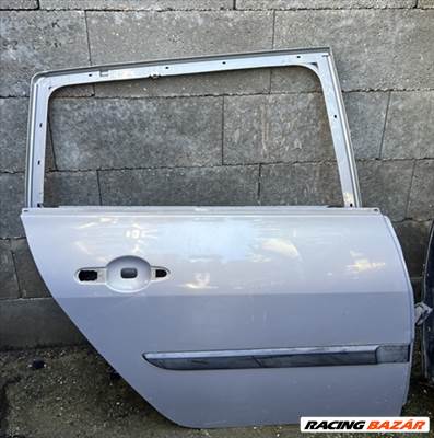Renault Mégane II kombi jobb hátsó ajtó ezüst