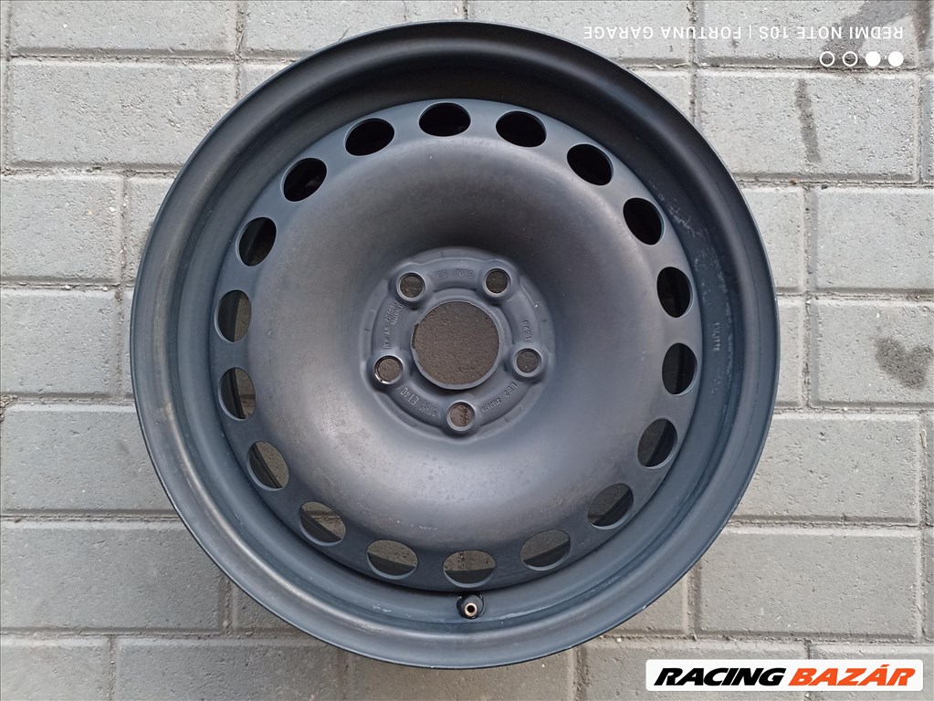 5x100 15" VW használt lemezfelni garnitúra (R606) 4. kép