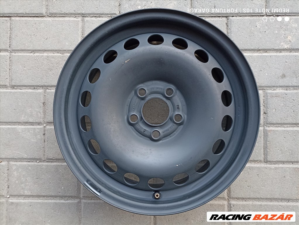 5x100 15" VW használt lemezfelni garnitúra (R606) 5. kép