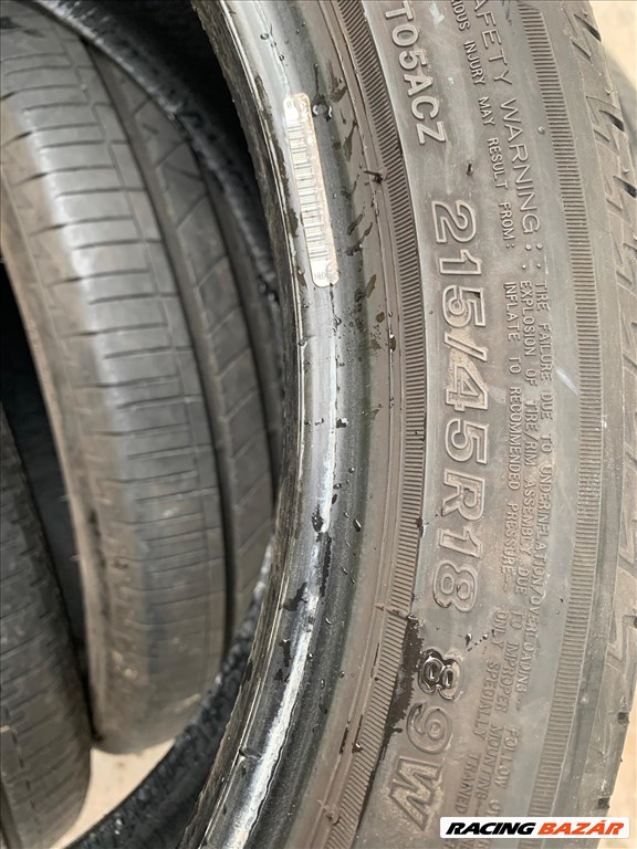  215/4518" használt Bridgestone nyári gumi gumi 5. kép