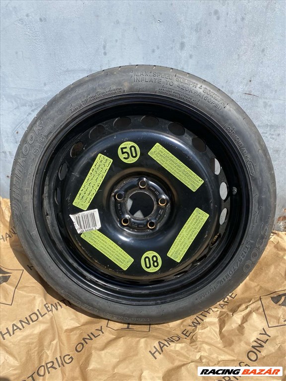  5x112 lyukosztású 19"  Audi mankókerék 125/70 Hankook gumi  1. kép