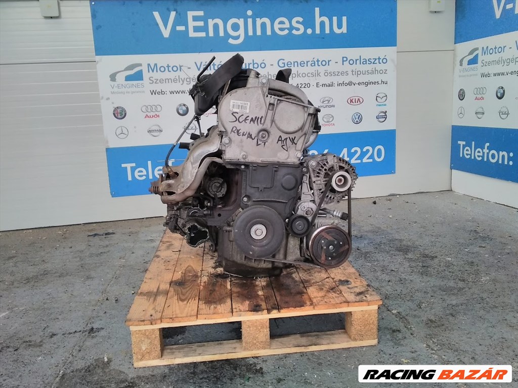 Renault 1,6B, K4MC813 bontott motor  1. kép