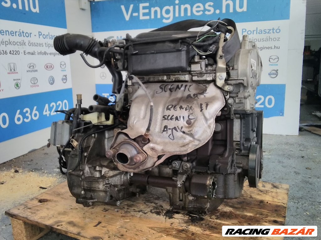Renault 1,6B, K4MC813 bontott motor  2. kép