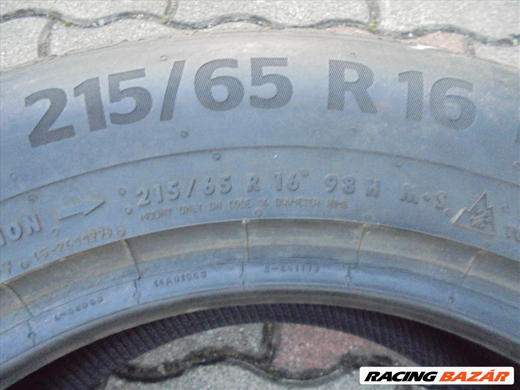 1 db 215/65 R 16-os szinte új Continental téli gumi eladó 3. kép