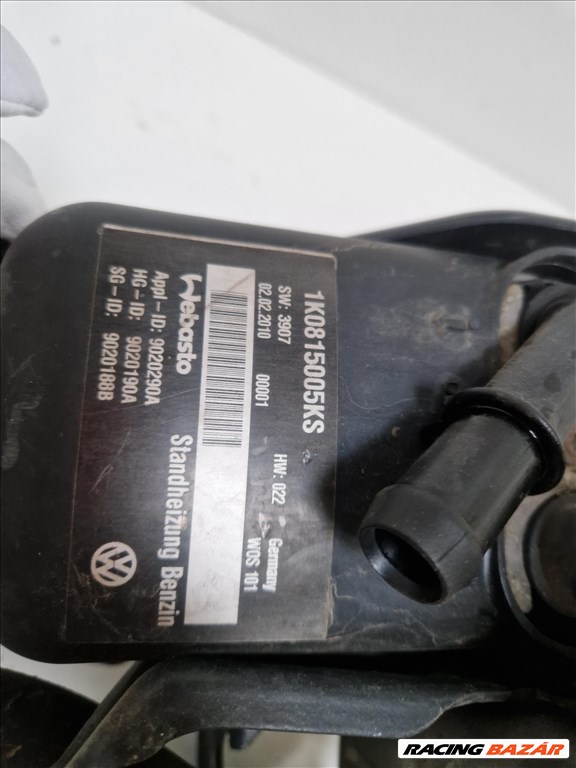 Volkswagen Golf VI Webasto állófűtés benzines (16758) 1k0915005ks 5. kép