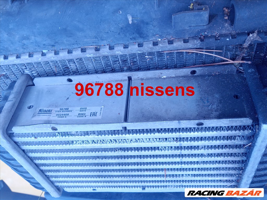 Opel Zafira A, Opel Astra G intercooler hűtő , 96788nissens 1. kép