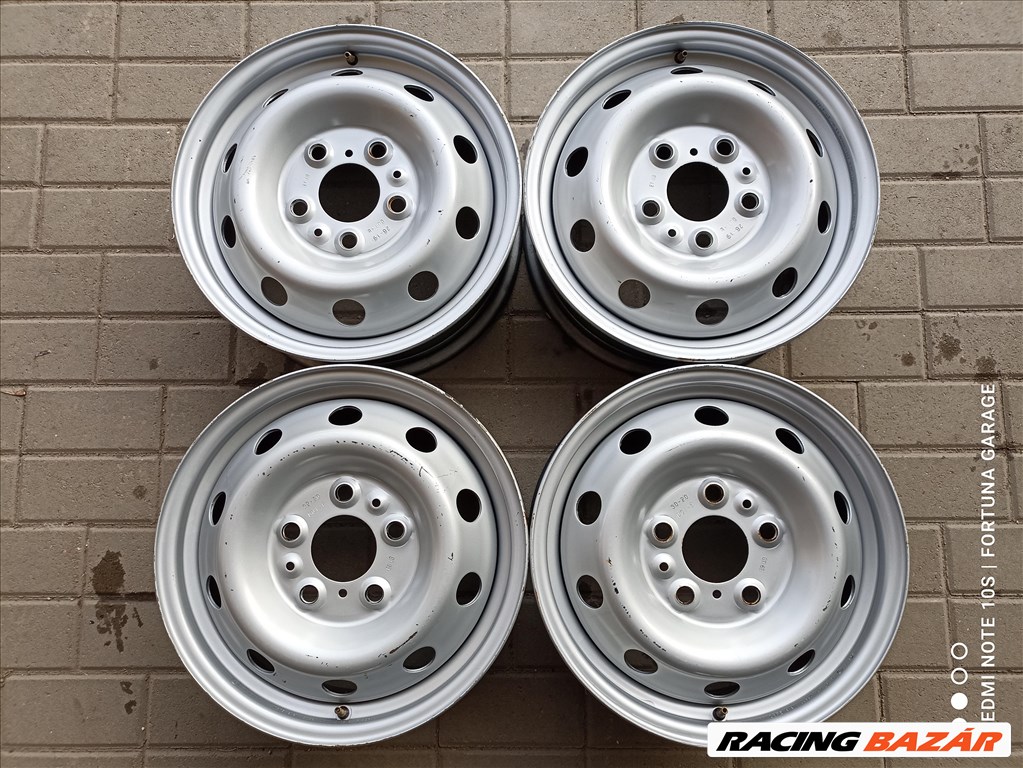 5x130 16" Fiat Ducato használt lemezfelni garnitúra (R596) 1. kép
