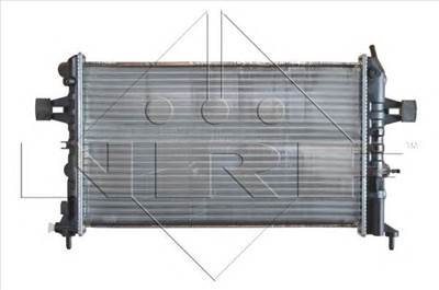 NRF 54668A - Vízhűtő (Hűtőradiátor) OPEL VAUXHALL