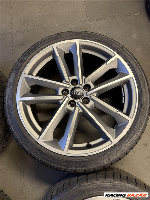  5x100 lyukosztású 18" újszerű (gyári felni) alufelni, rajta 215/40 újszerű Bridgestone nyári gumi 5. kép