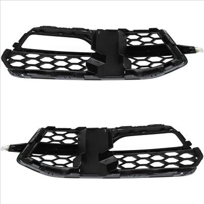 Audi A3 8V S-Line Ködlámparács Készlet (Bal + Jobb, Fekete) 2012-2016