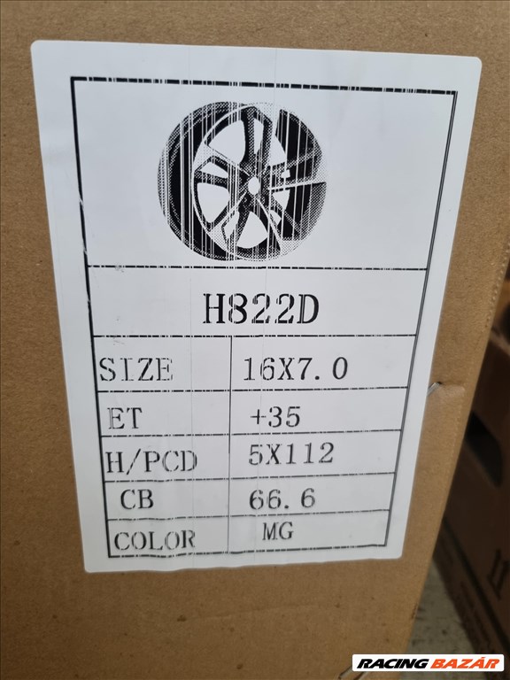  5x112 lyukosztású 7JJ 16" új alufelni 4. kép
