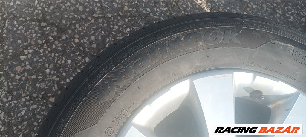 Volkswagen Tiguan 5×112 gyári 16" alufelni szett jó állapotú Hankook nyári gumikkal eladó!  13. kép