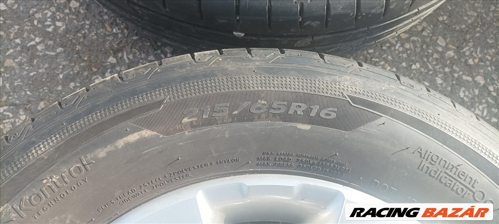 Volkswagen Tiguan 5×112 gyári 16" alufelni szett jó állapotú Hankook nyári gumikkal eladó!  14. kép