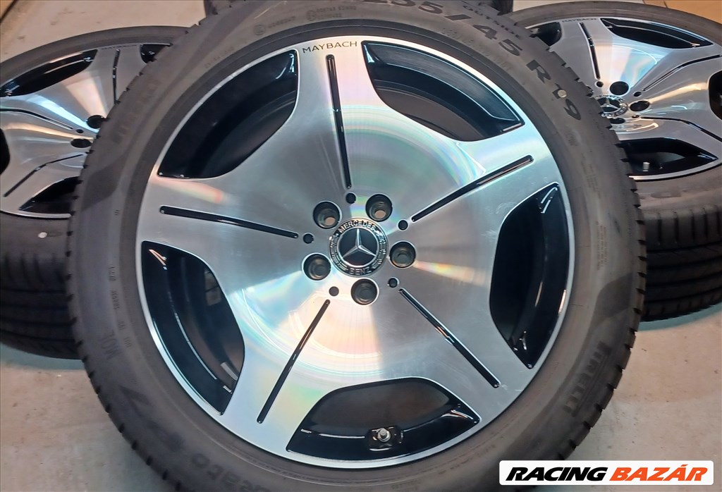 Mercedes W223 Maybach 5x112 8,5x19 255/45 R19 nyári gumikkal 4db 1. kép