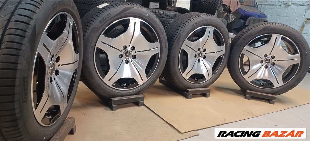 Mercedes W223 Maybach 5x112 8,5x19 255/45 R19 nyári gumikkal 4db 7. kép