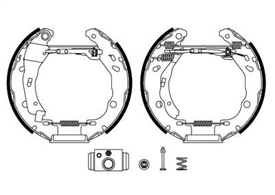 TEXTAR 84083200 - fékpofakészlet DACIA RENAULT