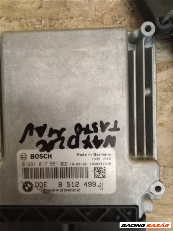 BMW 1-es sorozat E81, E82, E87, E88 indítószett, motorvezérlő n47 8512499 2. kép
