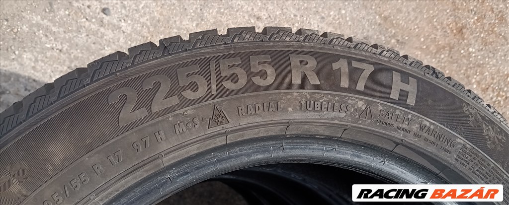 225/55 R17H szép állapotú Semperit téligumi (DOT 2019 28hét) garnitúra eladó. 4. kép
