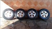 JEEP 17” ALUFELNI 5x127 OFF-ROAD 33x12.5R17 GUMIVAL OLCSÓN!