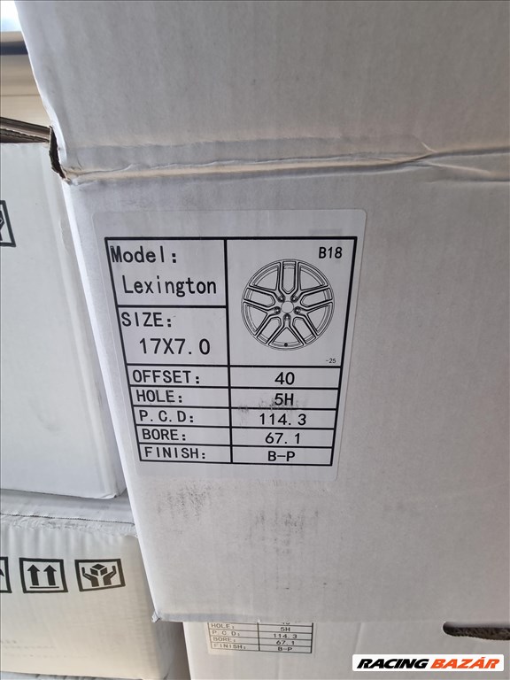  5x114.3 lyukosztású 7JJ 17" új Silverline alufelni 3. kép