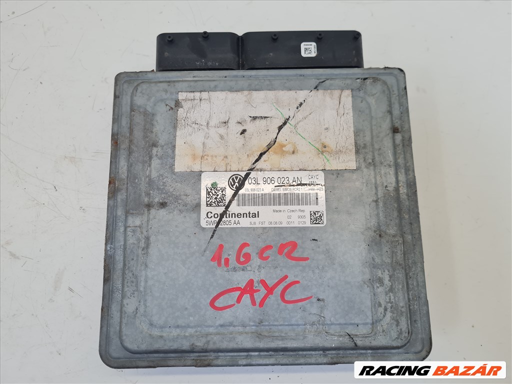 Volkswagen Golf VI 1.6 TDI motorvezérlő (17174) 03l906023an 1. kép