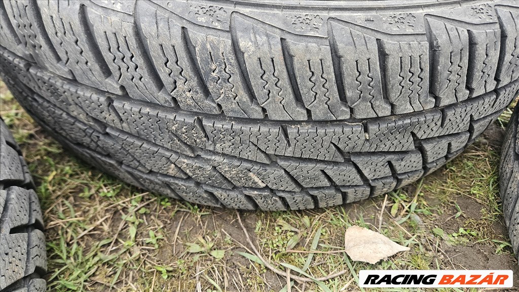  5x115 lyukosztású 16" használt Gyári lemezfelni, rajta 205/55 használt Matador téli gumi gumi  10. kép
