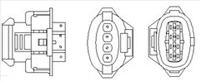 MAGNETI MARELLI 466016355124 - lambdaszonda OPEL