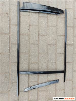 BMW 5-ös sorozat E61 kombi shadowline ajtó diszléc szett. High gloss, fényes fekete.