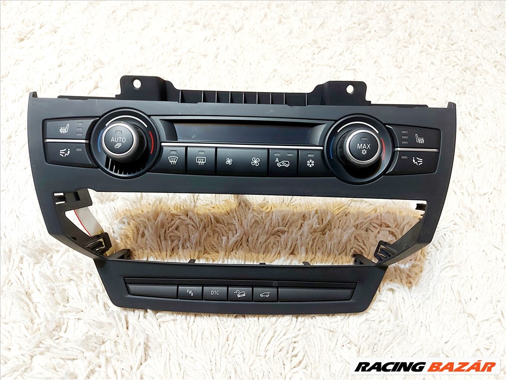 BMW X5, E70, E70LCI, BMW X6, E71 klímavezérlő panel, fűtés állító, ülésfütés kapcsoló, PDC gomb 9178066 6972780 1. kép