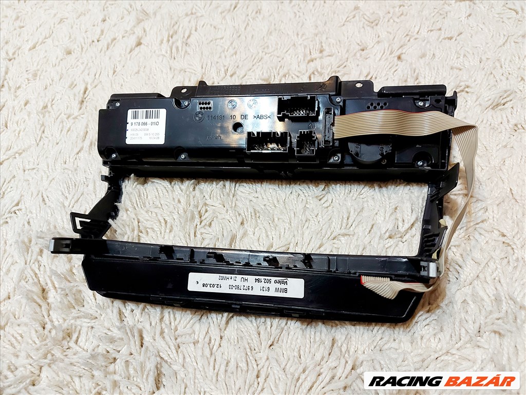 BMW X5, E70, E70LCI, BMW X6, E71 klímavezérlő panel, fűtés állító, ülésfütés kapcsoló, PDC gomb 9178066 6972780 2. kép