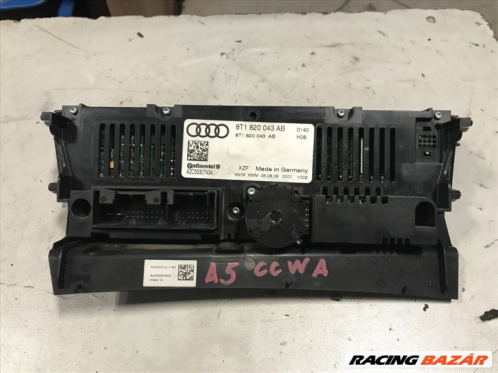 Audi A5 (B8 - 8T) klímavezérlő egység 8t1820043ab 2. kép