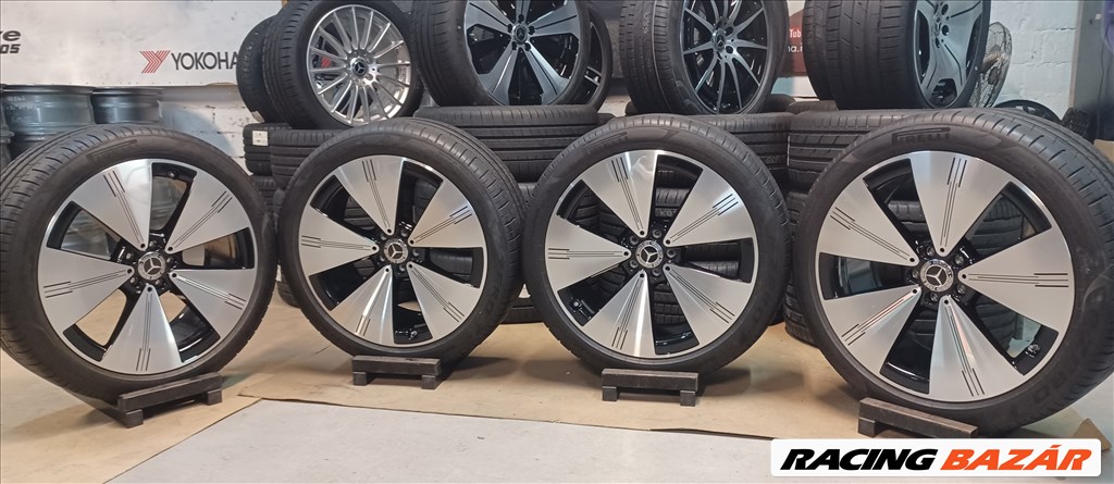 Mercedes W297 EQS 5x112 9,5x21 265/40 R21 nyári gumikkal 4db 6. kép