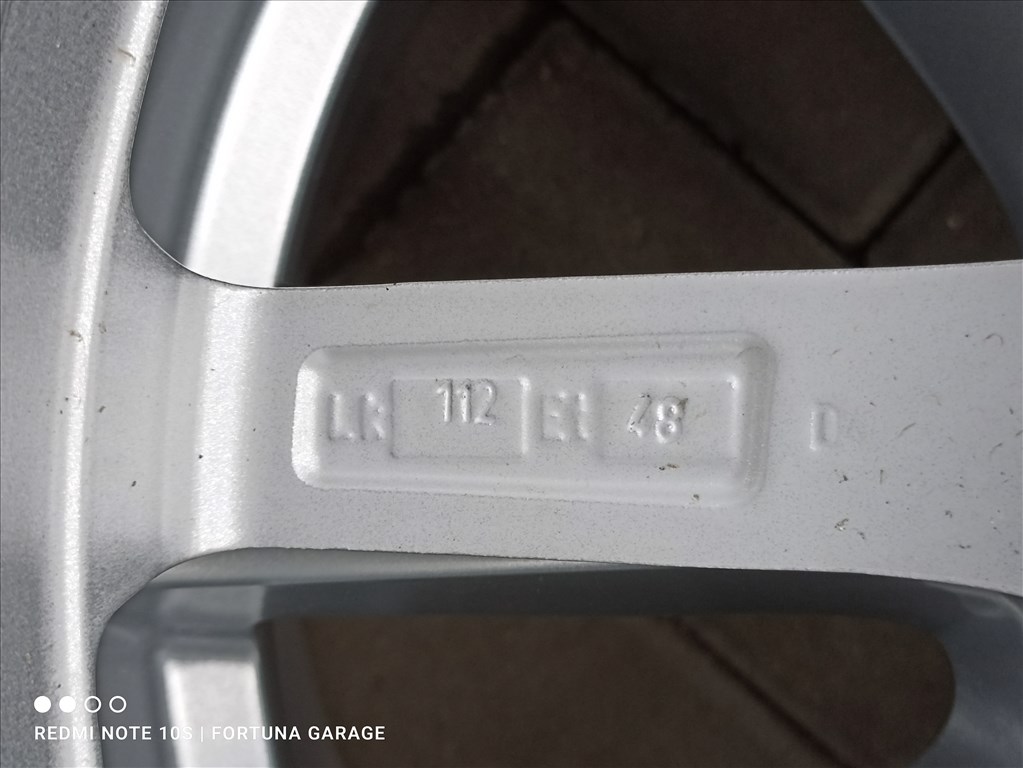 5x112 17" Borbet W újszerű alufelni garnitúra 8. kép