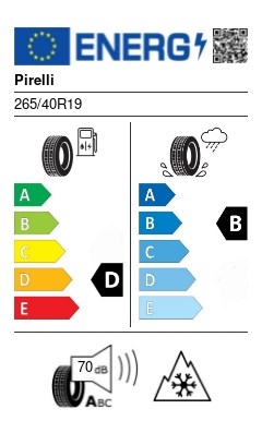 Pirelli PZERO WINTER N1 M+S 3PMSF 265/40 R19 98V téli gumi 2. kép