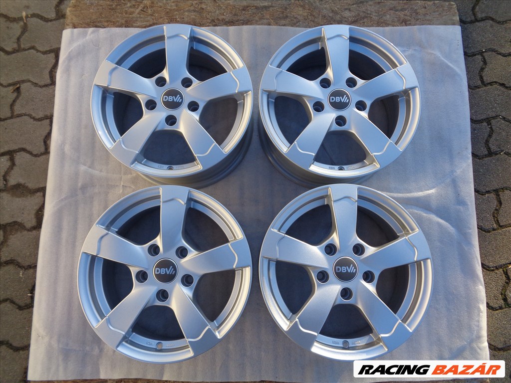 Új DBV Germany alufelni 15-ös, 5×114.3-as osztóval eladó. 1. kép